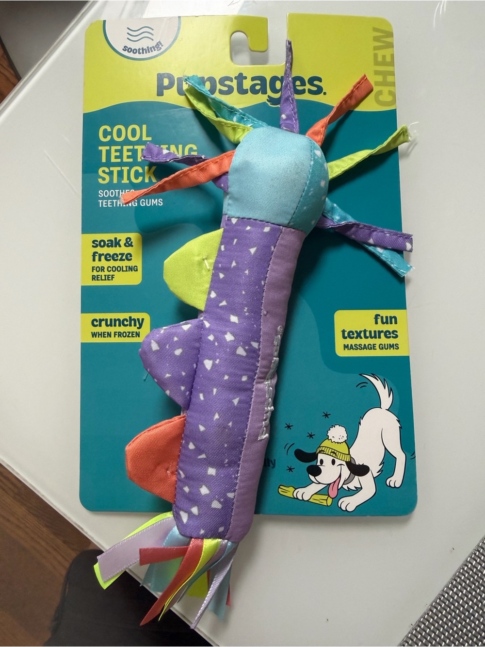 Pupstages Cool Teething Stick Dog Toy Brand New with Tags